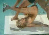 Anal de Celia Blanco en la piscina