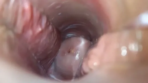 Imagen del video Corrida femenina pov con cámara dentro del coño