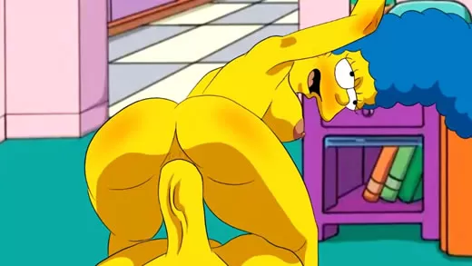 Imagen del video Marge Simpson gimiendo mientras se la follan